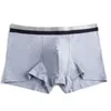 Sous-vêtements mâle coton doux culotte boxer pour hommes confortable style japonais L-3XL