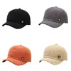 Ballkappen Vintage kurze Krempe Baseballkappe Baumwolle Männer Frauen weiche Papa Hut verstellbar Trucker Stil Low Profile Retro All-Match