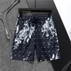 Nowe męskie szorty Louies Vuttion Summer Black White Printing Projektant Designer Designs Fashion Casual Sport Lose LouiseviuthBag Men Beach Pants 652