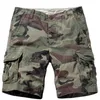 Shorts pour hommes Mode camouflage shorts hommes shorts en coton décontractés style militaire shorts militaires été vêtements pour hommes J240228