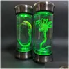 Objets décoratifs Figurines Alien Glow Jar Xenomorph Specimen Faceher Embryo Glass Movie Prop Home Decor Bureau Artisanat Scpture D Dhr1P