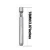 Portable Metal One Hitter Bat Spring Pipe 78mm Aluminum Snuff Snorter Tube Herb Cigarett Dugout Pipes Röker ZZ