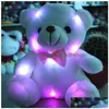 Plush Dolls P Doll Led Colorf Flash Light Bear Animals Stuffed Toys Size 20Cm - 22Cm Bears Gift For Children Christmas Gifts Valenti Dh0Xp