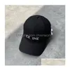 Bola Caps Luxo Designer Chapéu Bordado Boné Feminino Verão Casual Casquette Cem Take Sun Proteção Drop Entrega Fash Dhjfy