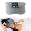 Hörlurar/headset Bluetooth Sleeping Mask Blindfylle Trådlösa hörlurar för att sova, andningsbara huvudband hörlurar Musik Eye Mask