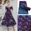 d Veritable 100% Original Real Wax Ankara Fabric African Print Fabric For Wedding Dress Tissus Cotton 3/6Yards 240223