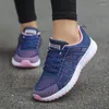 Fitness Shoes Woman Casual Breathable Sneakers Ladies Black White Vulcanize Female Mesh Sport Walking Lightweight Tenis Feminino