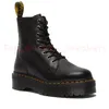 Doc Womens Designer Boots Platform Martin Boot OG Original 2976 Mono Leather Chelsea Woman Dr Classic 8 Eyes Booties
