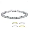 Link Bracelets Rows Full Spring Crystal From Austrian Fashion Ladies Bracelet Gifts Christmas