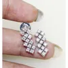 Fina smycken av god kvalitet 9.71 CTW Diamond 14K Vitt guldhalsband för kvinnor bröllop och festkläder