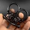 Attrezzatura sportiva Conveniente Trendy Limited Edition Lavoro Knuckleduster Ring Factory Perfect Iron Fist Anelli a quattro dita Pugno all'aperto Portatile all'ingrosso 792658