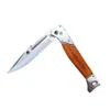 Składany wielofunkcyjny przenośny nóż o wysokiej twardości na zewnątrz i ostry nóż samoobrony, taktyczny nóż przetrwania 252539