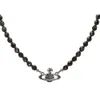 Женское жемчужное ожерелье Viviennes Westwoods Saturn, дизайн формы, смысловая цепочка на воротник, элегантная универсальная цепочка на шею с планетой