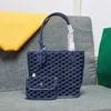 Bolsa de duas peças de alta qualidade Sac Anjou Mini Bolsa Go Yard Designer de moda Bolsa de couro de luxo Moda clássica bolsa de ombro dupla face