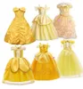 Costume da principessa per bambini Ragazza Belle Vestire Abiti di carnevale Bambini Halloween Compleanno Festa Abito Abiti 3 5 6 8 10 anni 2103312129519