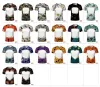 Multi Designs S-5XL T-shirts blanchis par sublimation pour bricolage impression fournitures de fête à manches courtes unisexe adultes enfants chemises de transfert de chaleur Tees Tops 2028