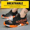 Fashion Sports Shoes Work Boots Puncture-Proof Safety Shoes Men Steel Toe Shoes Security Protective Shoes Indestructible 240220