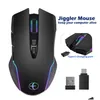 الفئران Seenda USBC اللاسلكي ألعاب الماوس LED RGB Backlit Typec Typec Mause للكتاب كمبيوتر الكمبيوتر كمبيوتر Gamer Drop