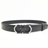 Mens Designer Belt Ceinture Homme 3,5 cm bredt bälte slät läder läder high-end resort casual bälte bicolor small d mönster lyx 8 bälte spänne 95-125 cm längd