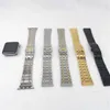 Designer Smart Straps Polsband AP Mod Kit Roestvrij stalen armband Link Band Metalen bandbanden Horlogeband voor Apple Watch Series 2 3 4 5 6 7 8 SE Ultra iWatch 38 40 41 42 44 4