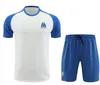 2023 24 Marseilles Trascksuit 축구 유니폼 남자 훈련복 23/24 남자 Olympique de Marseilles Suretement Maillot Foot Short Sleeves 스포츠웨어 세트