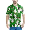 Polos pour hommes St. Patrick's Day Beard Beer Glass Love Modèle Polos pour hommes Slim Fit T-shirt de haute qualité Vêtements pour hommes Tops