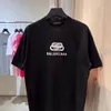 T-shirt di tendenza della moda maschile estiva di design con stampa sfumata, camicia a maniche corte in cotone con design sfumato, polo da uomo casual quotidiano