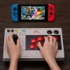 GamePads 8Bitdo Arcade Stick 2.4G Mottagare USB Wired Wireless Bluetooth Gamepad för Nintendo Switys Windows