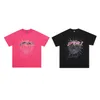 T-shirt de créateur pour hommes Pink Young Thug Sp5der Premium Foam Print Spiderweb 55555 pour hommes et femmes T-shirt à motif T-shirt haut à la mode