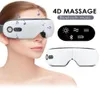 Массажер для глаз 4D, вибрация давления воздуха, инструмент для ухода за глазами, снятие усталости, компресс, Bluetooth, музыка, умные массажные очки 2102282149986