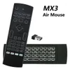 Télécommandes MX3 Rétroéclairé Air Mouse T3 Smart Voice Control MX3L 24G IR Learning Clavier sans fil pour Android TV Box14810723