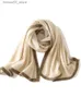 Halsdukar koijinsky nya kashmir kvinnor stickad halsduk höst mjuk fast halsduk vinter varm färg jämförelse mens halsduk q240228