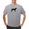 Polos pour hommes T-shirt noir Greyhound Girl Tops mignons Chemises T-shirts graphiques T-shirts pour hommes Hip Hop