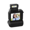 İletişim Yeni Monoreflexes Style Mini Kamera CMOS Flash Lamba ve Pil Dock Taşınabilir Video Kaydedici DV 1080p LCD ekranlı