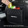 GTライン用のカーオーガナイザーシートバックストレージバッグアンチキックマット大容量バックシートプロテクターパッド