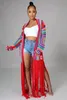 Cardigans Womens crochet crochet Maxi Maxi Fringe Coats Jacket Stupy Sweater Ladies Tassel Open Stitch Hollow Out Long Cardigan 240219