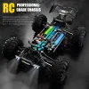 Carros 1:16 70 km/h de alta velocidade carro RC com LED 2,4g de controle remoto sem escova 4wd Off Road 4x4 Monster Truck Toys for Boys 16102Pro