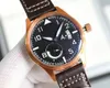 New IWCity Mens Luxury Menwatch Watch Big Pilot Watches 2824 movement High Quality Auto Mechanical Uhren Super Luminous Date Watchmen Leather Strap