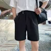 Shorts pour hommes 2017 style coréen été hommes shorts droits avec simple coupe ajustée affaires vêtements formels respirant court hommes S-3XL J240228