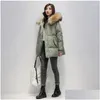 Womens Trench Coats Parkas Hoodies Jackets Clothing Winter Clothes Women 2024 Quilted Jacket Warm Tops Loose Casual Coat Trendy Drop D Otdzp