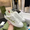 المصمم الشهير أحذية عارضة أحذية النحل Ace Sneakers Low Mens Womens أحذية