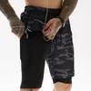 Herrshorts grossist 3D -tryck logotyp Sport Gym Snabbtork