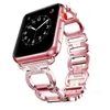 Cinturini Smart Diamond di design per Apple Watch Ultra 49mm Band 8 41mm 45mm 42mm 44mm 38mm 40mm Cinturino di ricambio in metallo acciaio inossidabile Cinturino da donna iwatch Serie 7 6