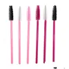 Pinceaux de maquillage 50 pièces baguettes de mascara jetables brosses à cils applicateur de sourcils cils cosmétiques kits d'outils de pinceau de maquillage Drop Delive Dhjiz