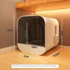 Boxes Big Square Enclosed No Splash Cute Cats Litter Box No Smell Lid Divider Easy Clean Cat Toilet Training Kit Arenero Pet Supplies