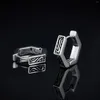 Hoop Earrings Cool Fashion Chain Huggie For Men Boys Waterproof Stainless Steel Gothic Ear Gifts Him Jewelry