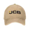 Top kapakları jcb siyah serin beyzbol şapkası klasik sıkıntılı pamuk snapback şapka erkek kadın açık hava yaz yapılandırılmamış yumuşak şapkalar