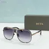 Dita-Sonnenbrille, luxuriöse Qualität, randlos, verdickte Gläser, Metallrahmen mit Designer-Sonnenbrillen für Männer und Frauen, klassisches Original-Box-Logo