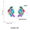 Dangle Earrings European And American Resin Crystal Gems For Women Fashion Jewelry Bohemian Style Accessories