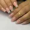 False Nails Wearable Manicure Nail Long Length Ballerina Fake Detachable French Tips For Women Girl